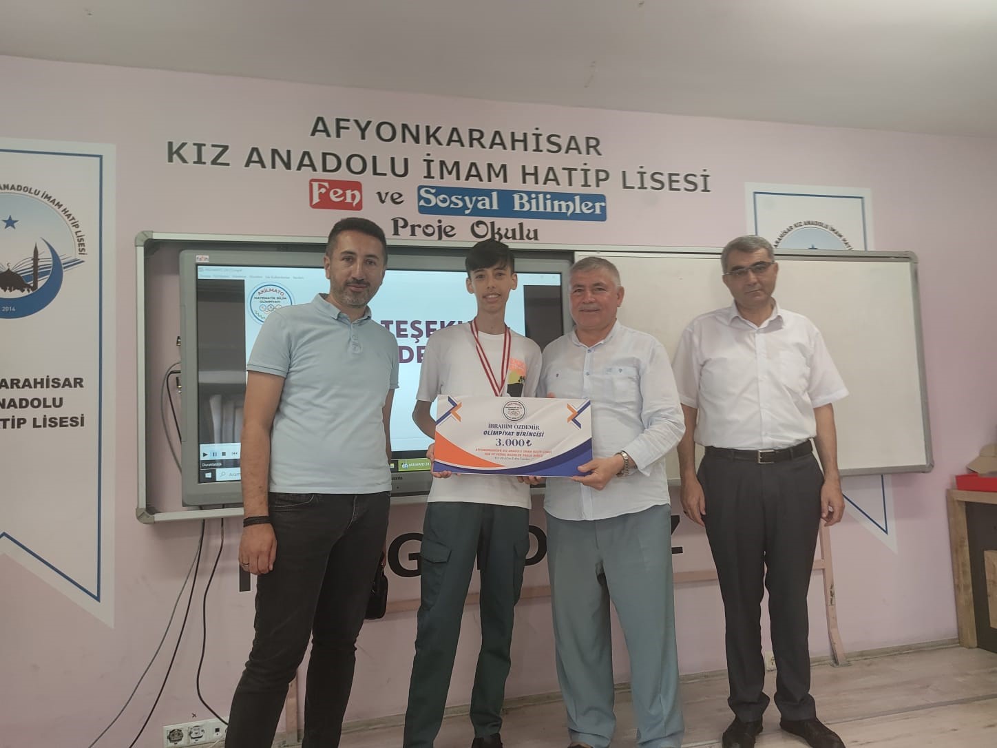 Matematik Şampiyonları Ödüllerini Aldı