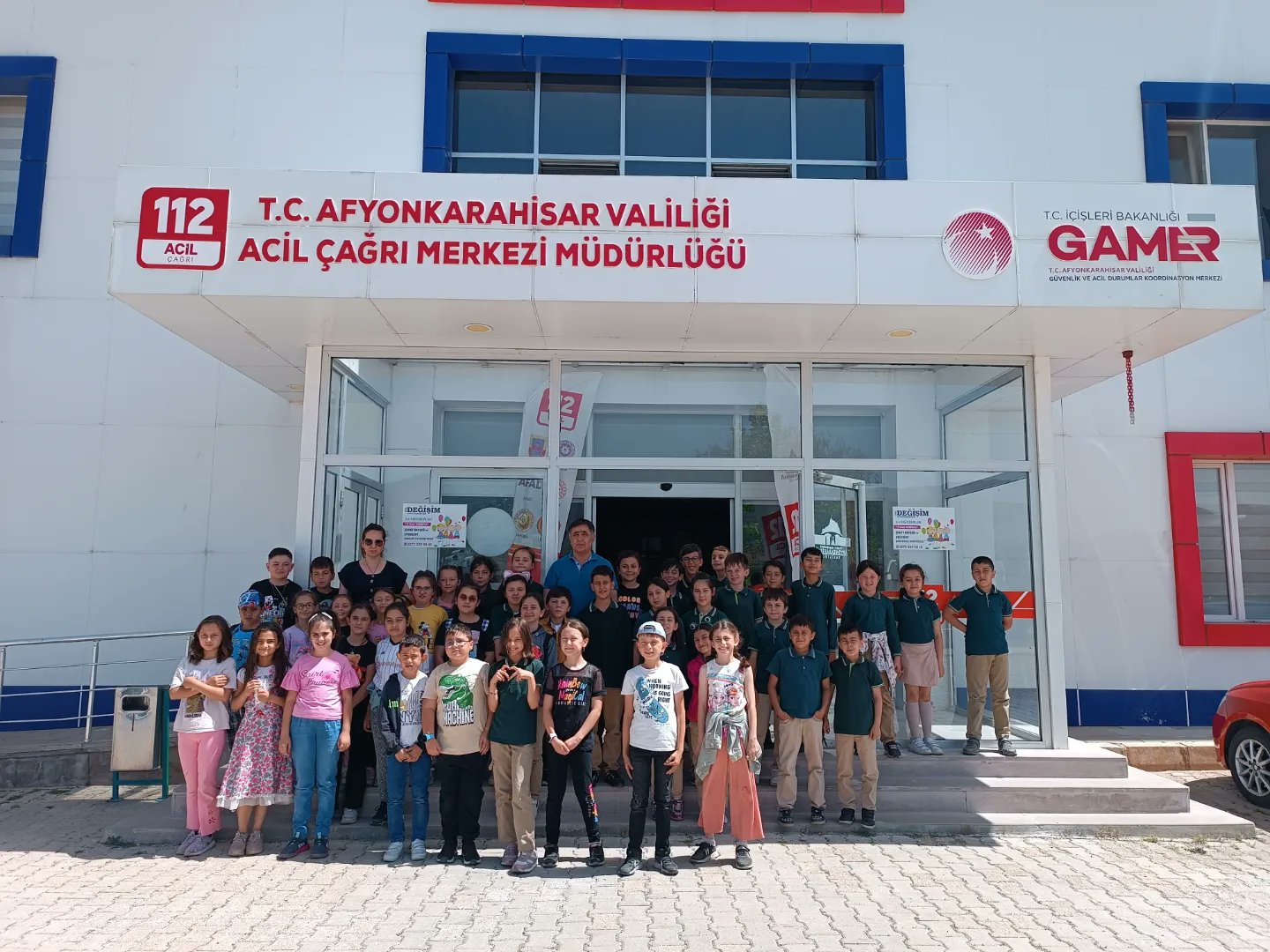 Kazım Özer'in Minikleri 112 Komuta Merkezi'nde Ağırlandı
