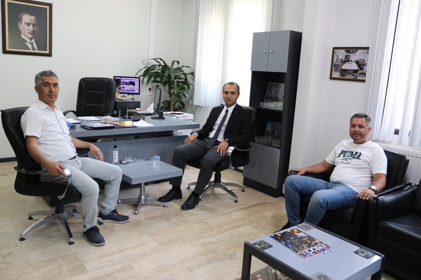 Kaymakam Özkır'dan Alkim Alkali Kimya Fabrikasına Ziyaret