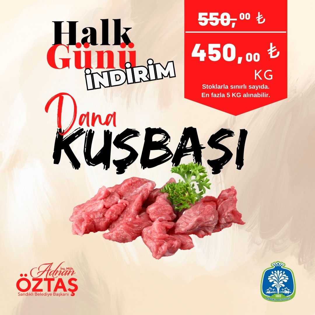 Sandıklı Belediyesi'nden Halka Özel İndirim!
