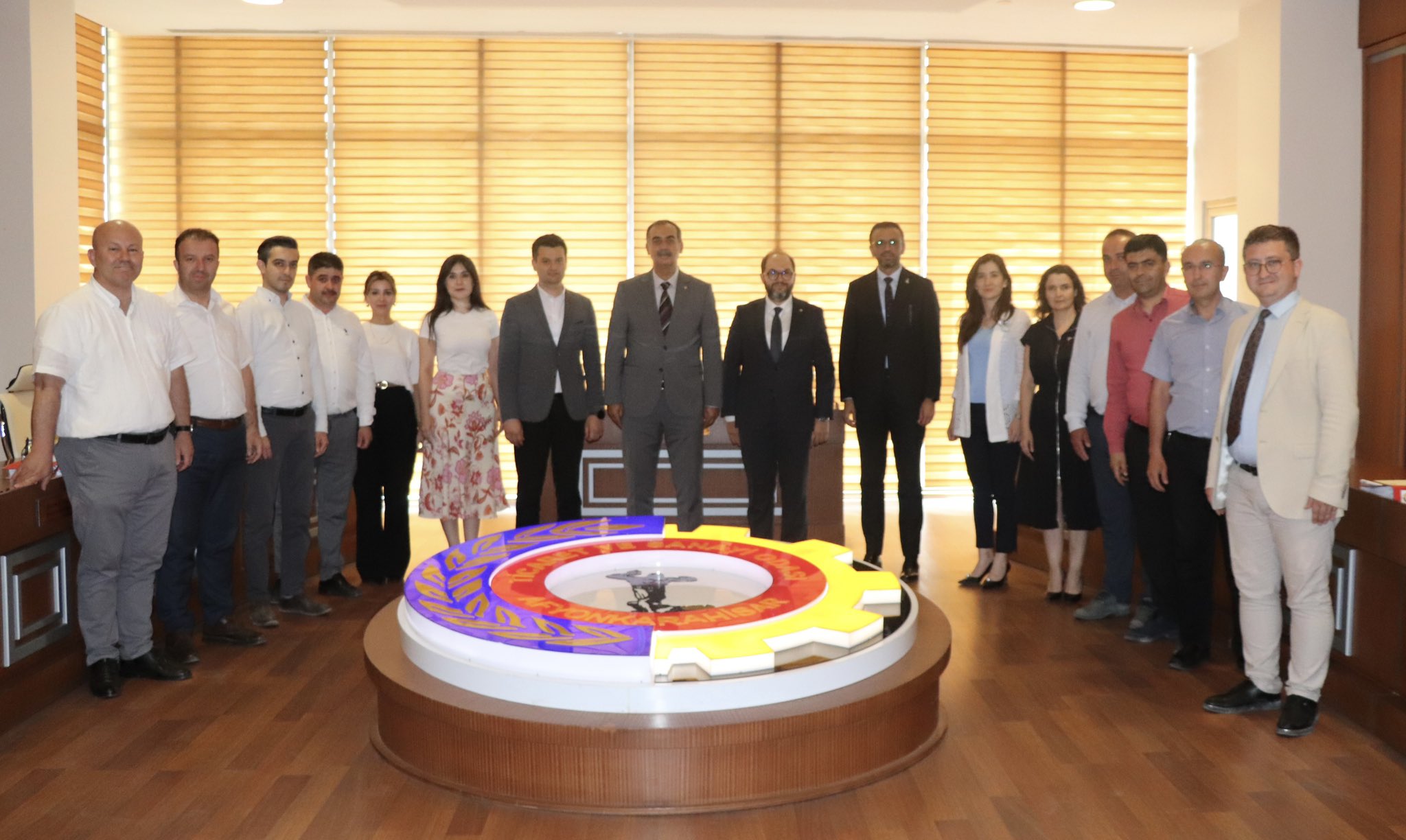Çelikten ve Güzbey ATSO Personeliyle Bayramlaştı