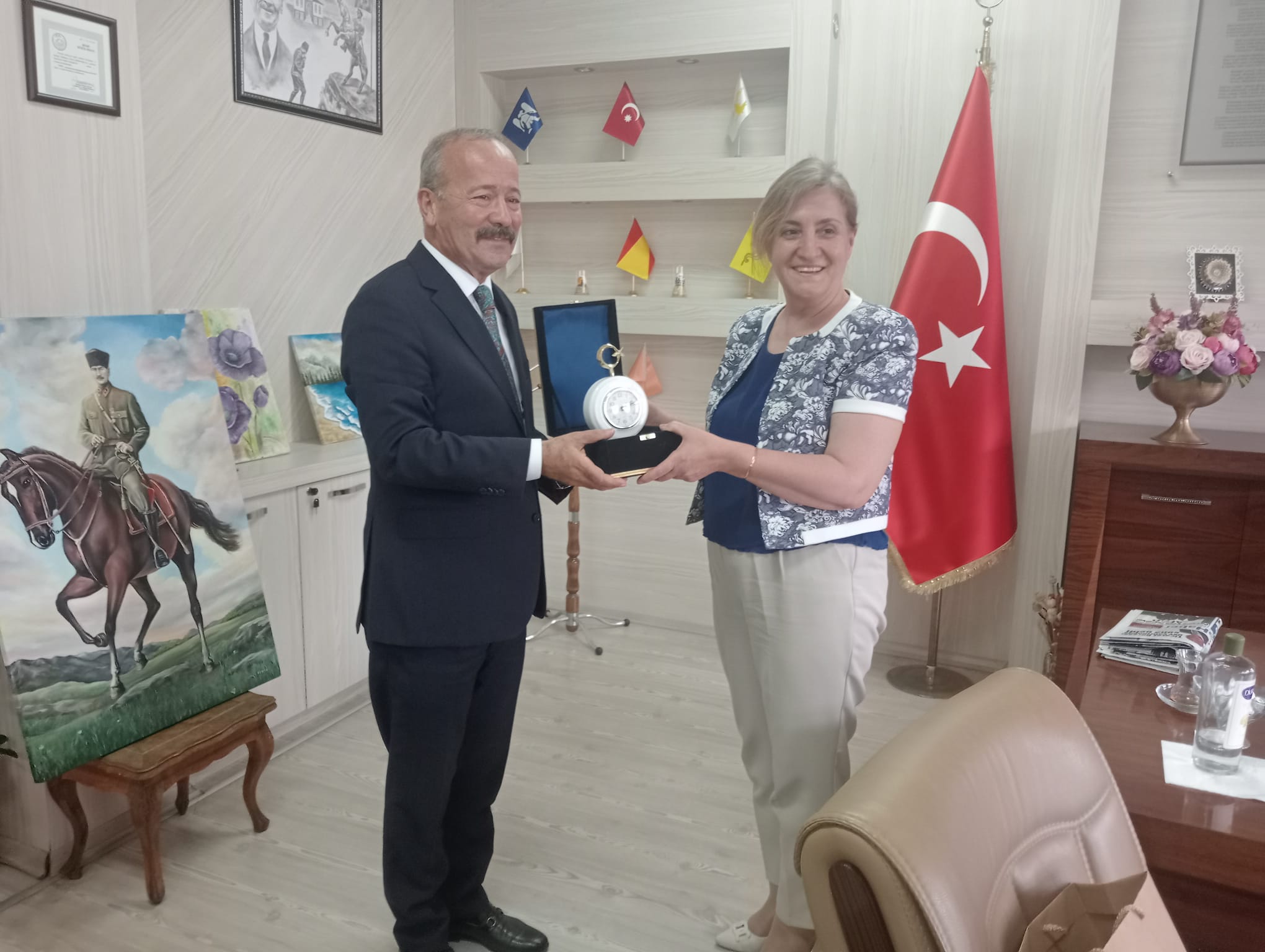 Başarılı İdareci Güzbey'e MHP'li Taytak'tan Ziyaret