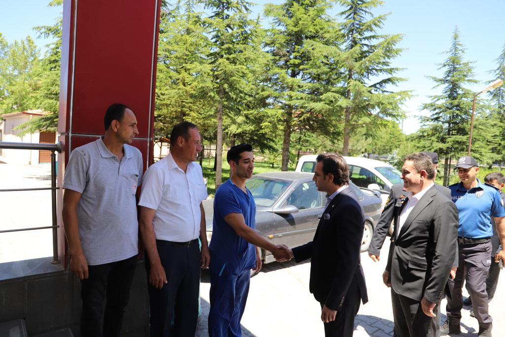 ÇOBANLAR İLÇE PROTOKOLÜ BAYRAMLAŞTI