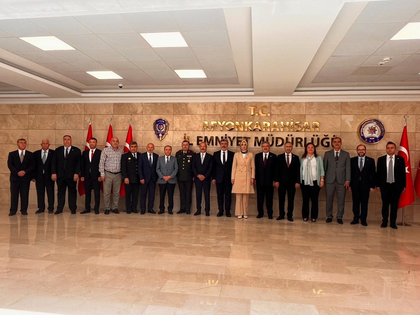 Afyonkarahisar Protokolü Emniyet Mensuplarıyla Bayramlaştı