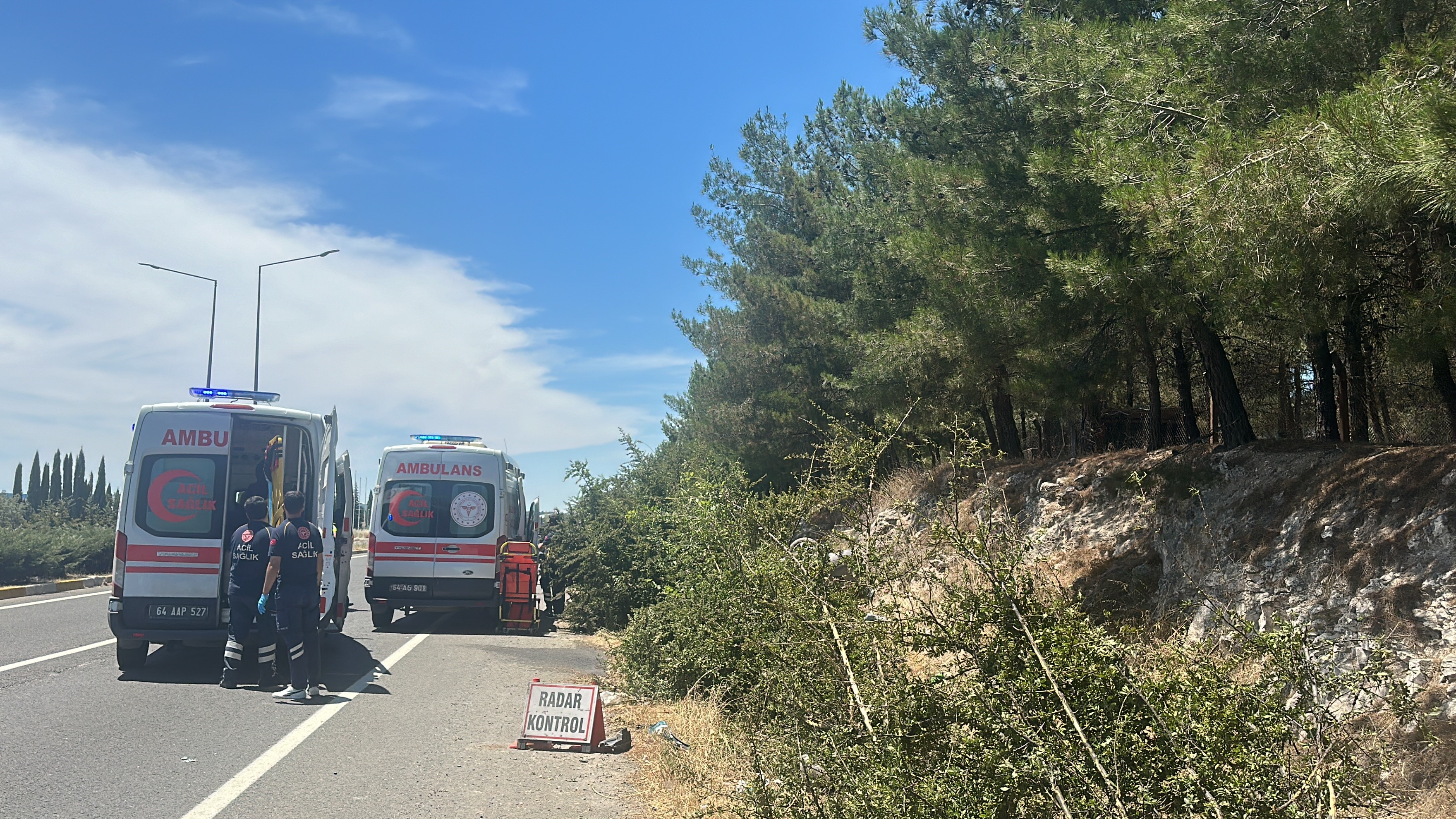 Otomobile Çarpan Araç Takla Attı!