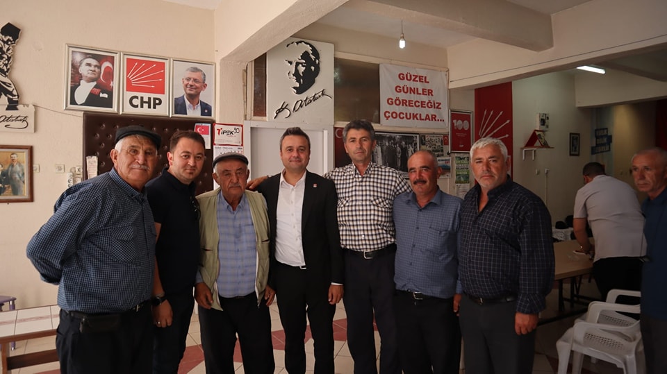 CHP AFYONKARAHİSAR İL BAŞKANI FARUK DUHA ERHAN ÇAY İLÇE ÖRGÜTÜ'NÜN BAYRAMLAŞMA TÖRENİNE KATILDI