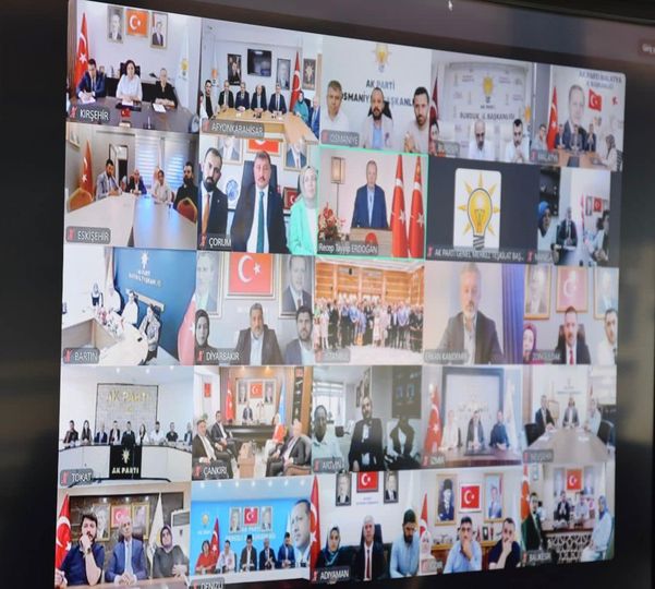 AK PARTİ AFYON TEŞKİLATI CUMHURBAŞKANI ERDOĞAN İLE BAYRAMLAŞTI