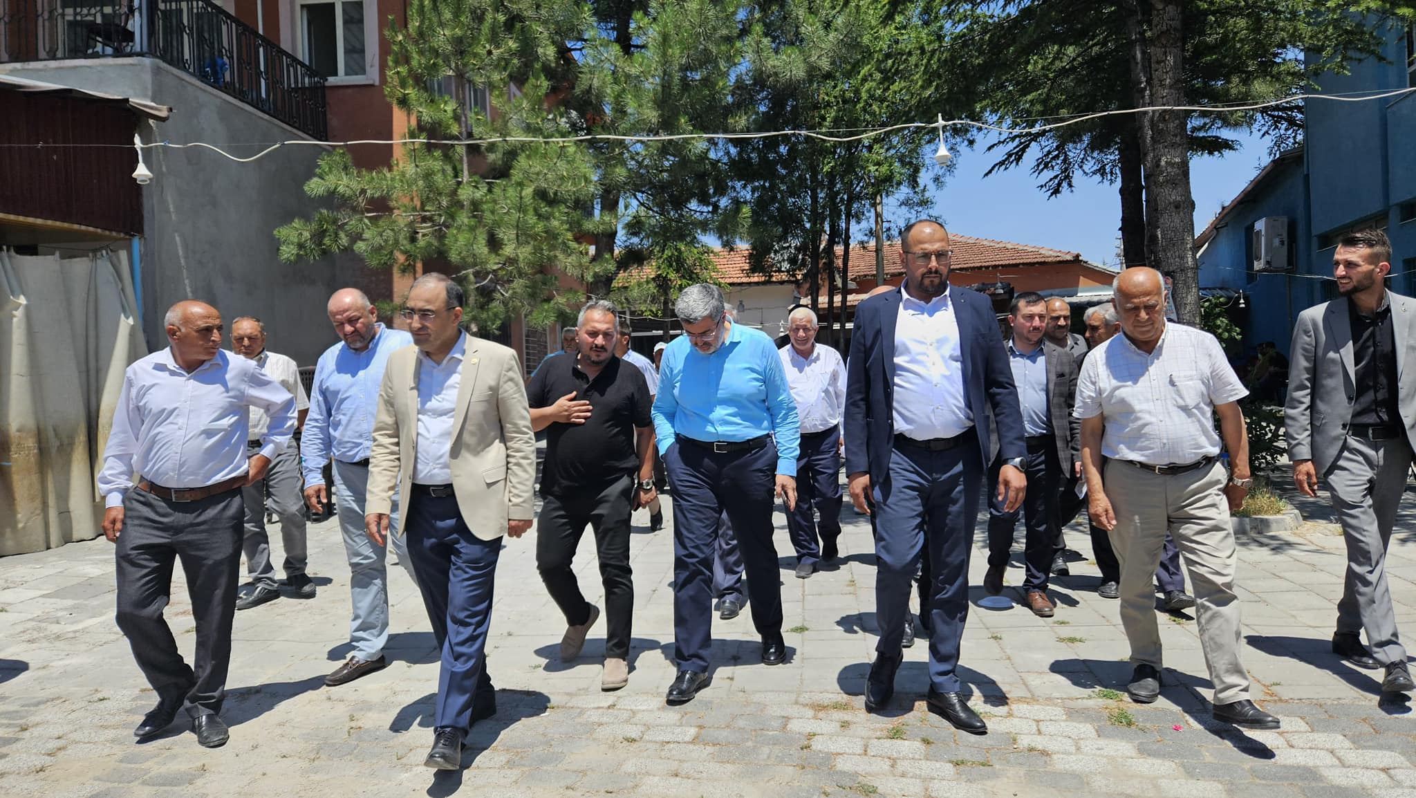AK Parti Teşkilatı Bayat’ta Bayramlaşma Programına Katıldı