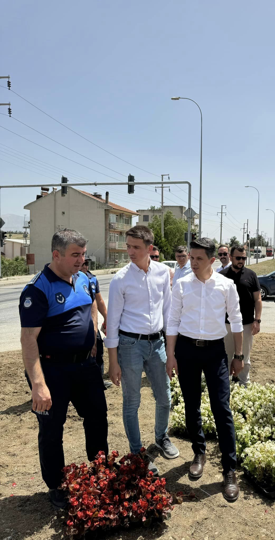 Genç ve Dinamik Başkan Çiçek Çalışmaları Yerinde İnceledi
