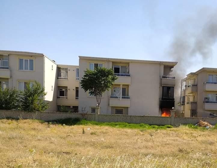 Korku Dolu Anlar Yaşandı İtfaiye Yerinde Müdahale Etti