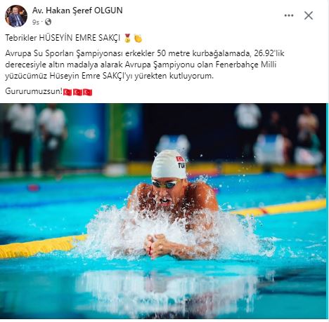 İYİ Partili Olgun Başarıya Kayıtsız Kalmadı