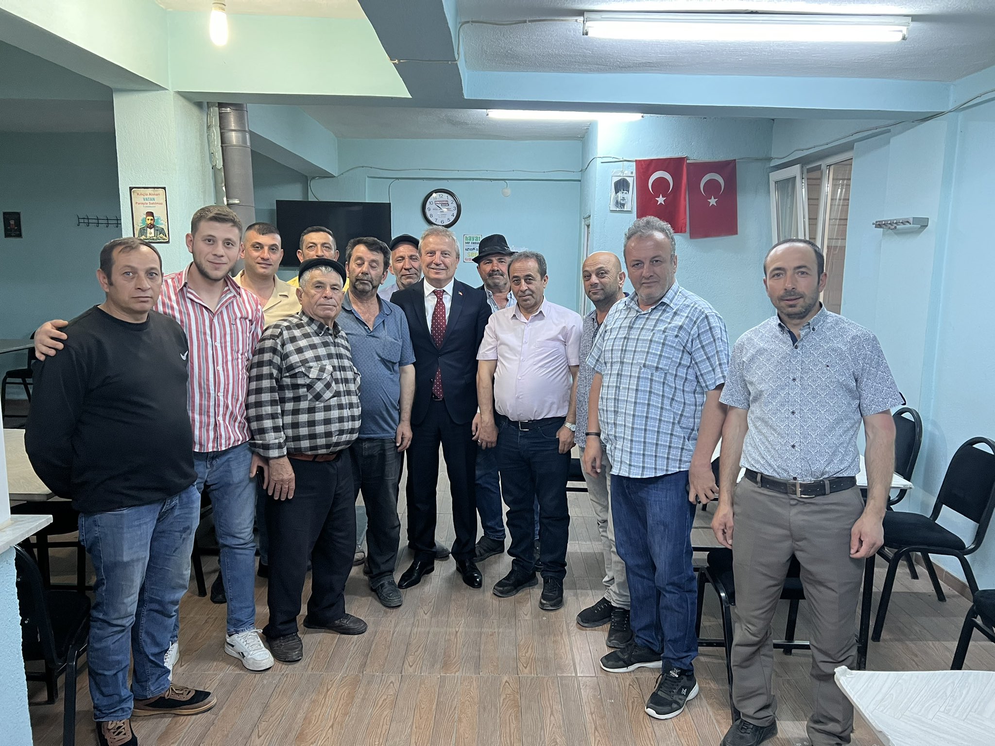 Koçak'tan Sarık Köyüne Çat Kapı Ziyaret