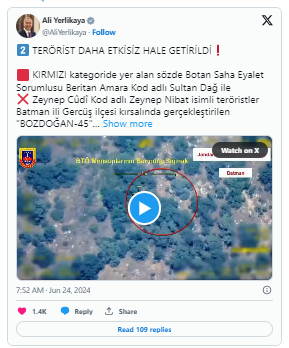 Şehitlerimizin Kanı Yerde Kalmadı! Kırmızı Kategoride Yer Alan 2 Terörist Öldürüldü