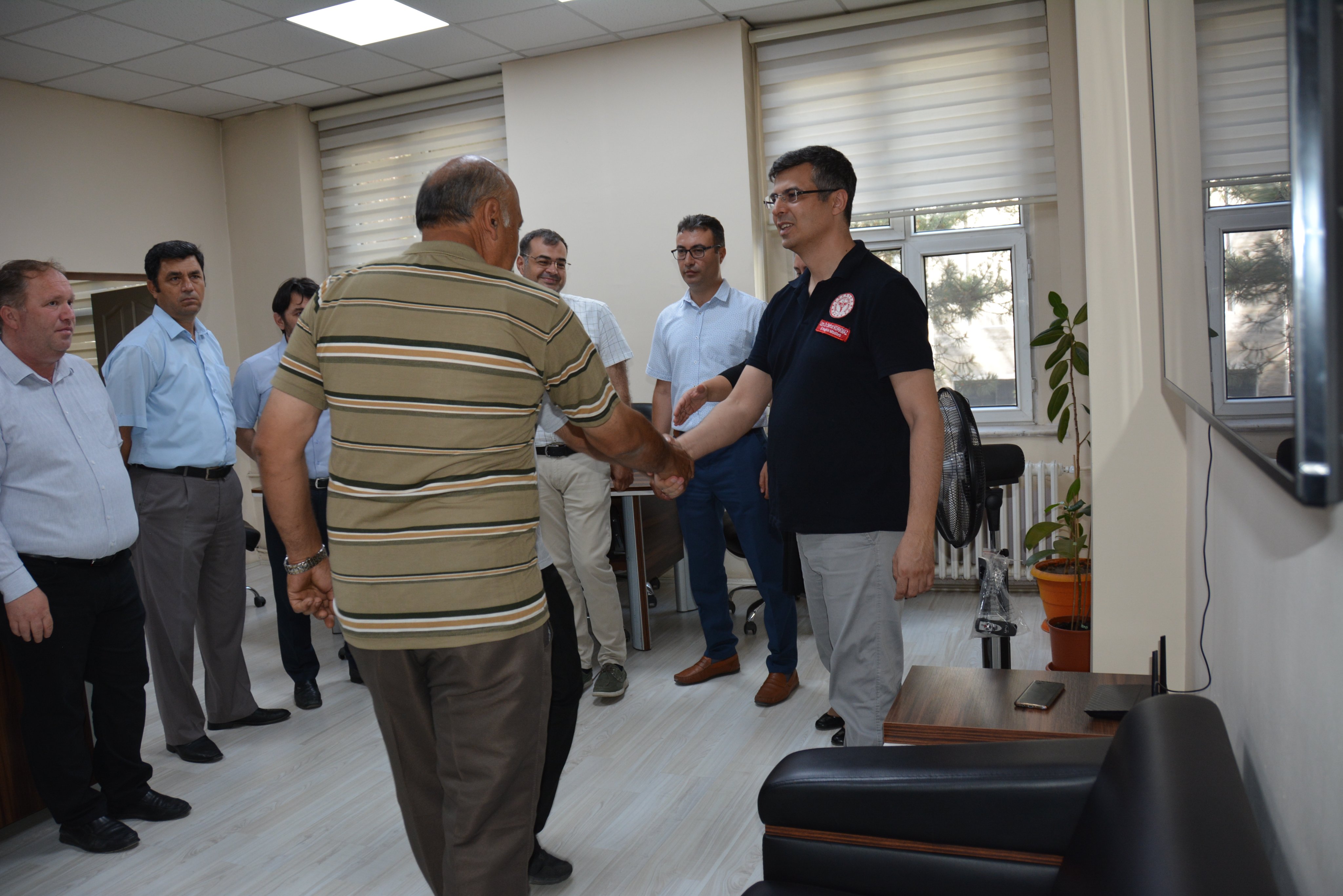 Afyon İl Sağlık Müdürlüğü'nde personeller bayramlaştı