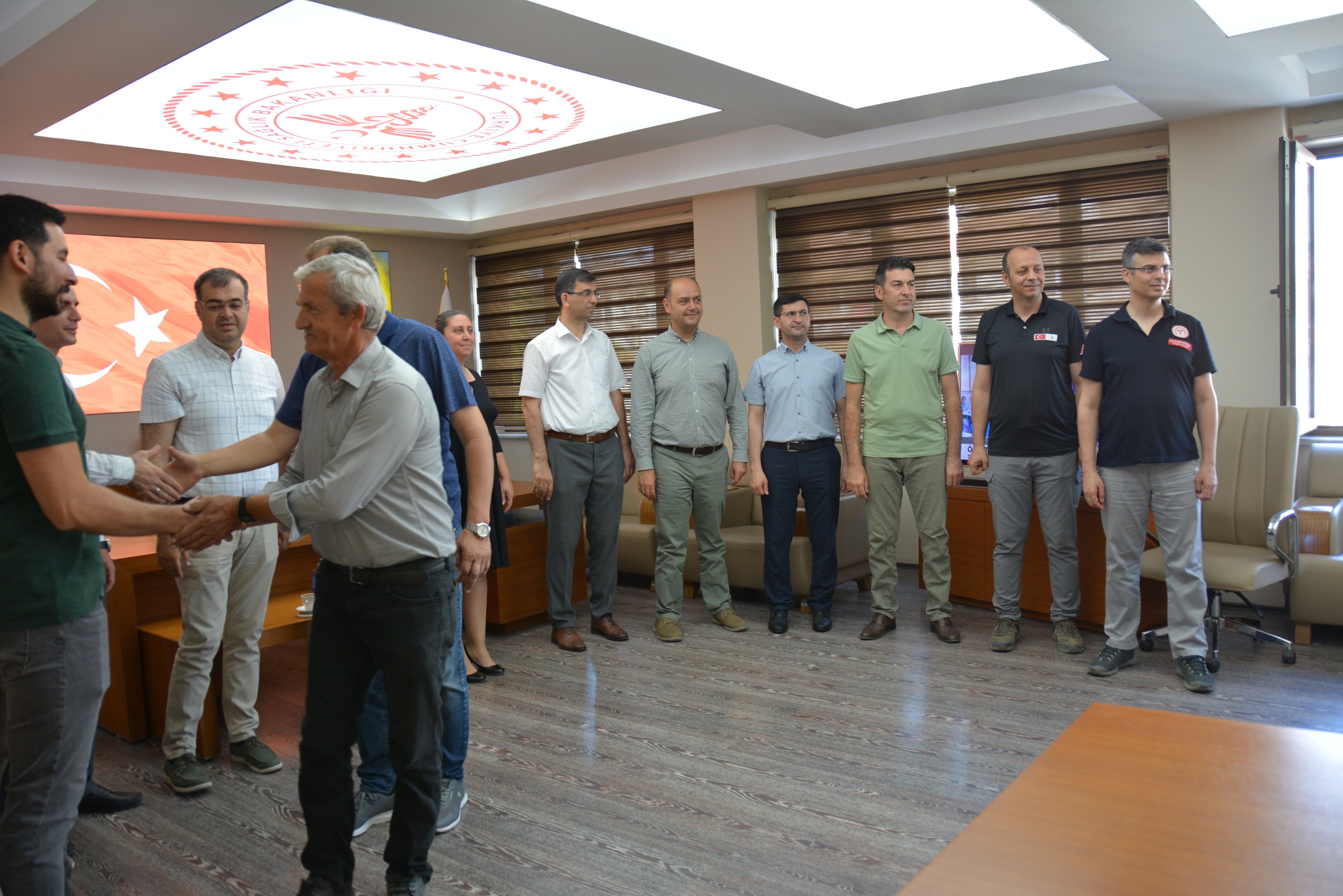 Afyon İl Sağlık Müdürlüğü'nde personeller bayramlaştı