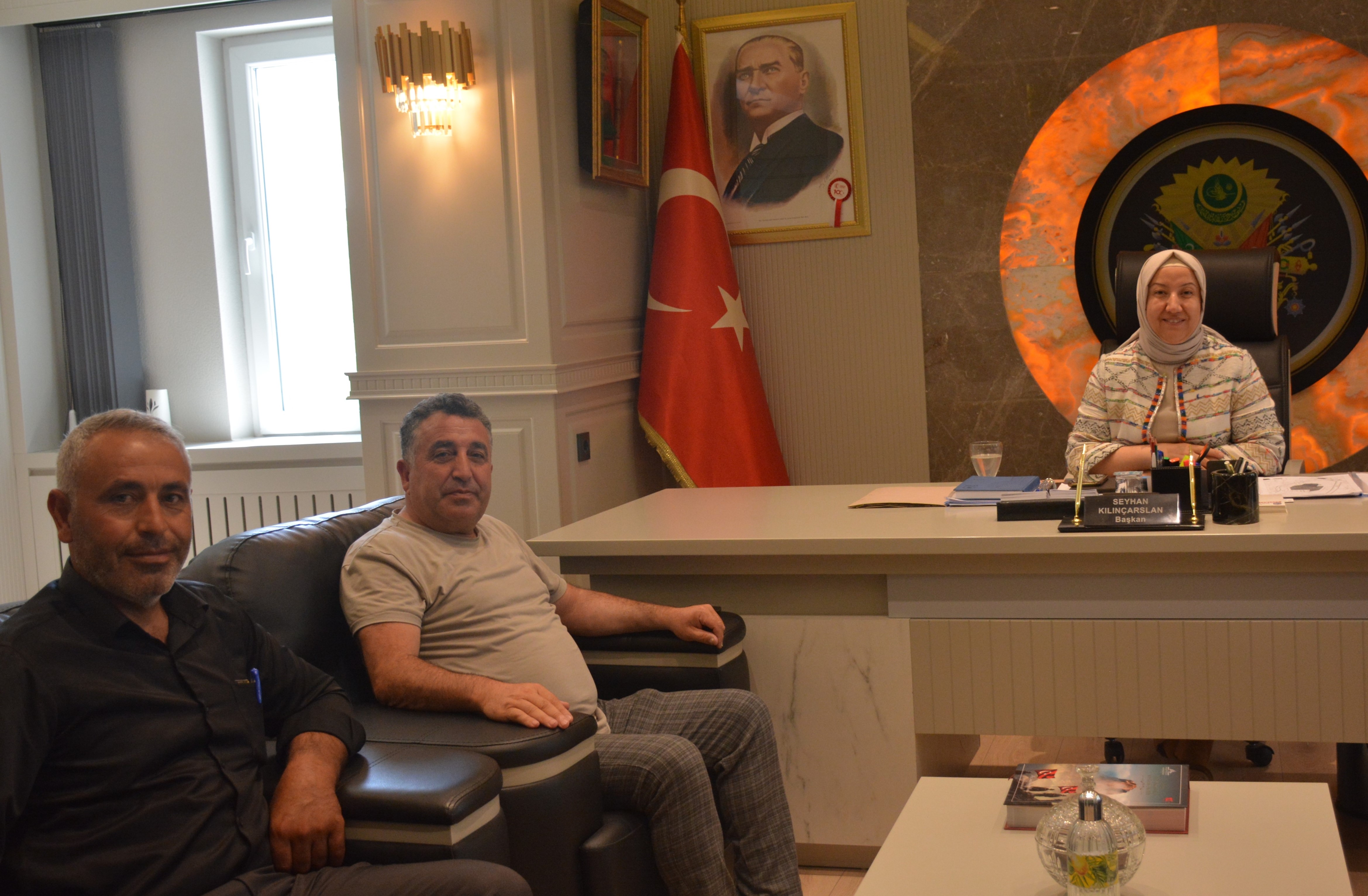MHP İscehisar İlçe Başkanı Avni Azgın  Başkan Kılıçarslan’ı Ziyaret Etti
