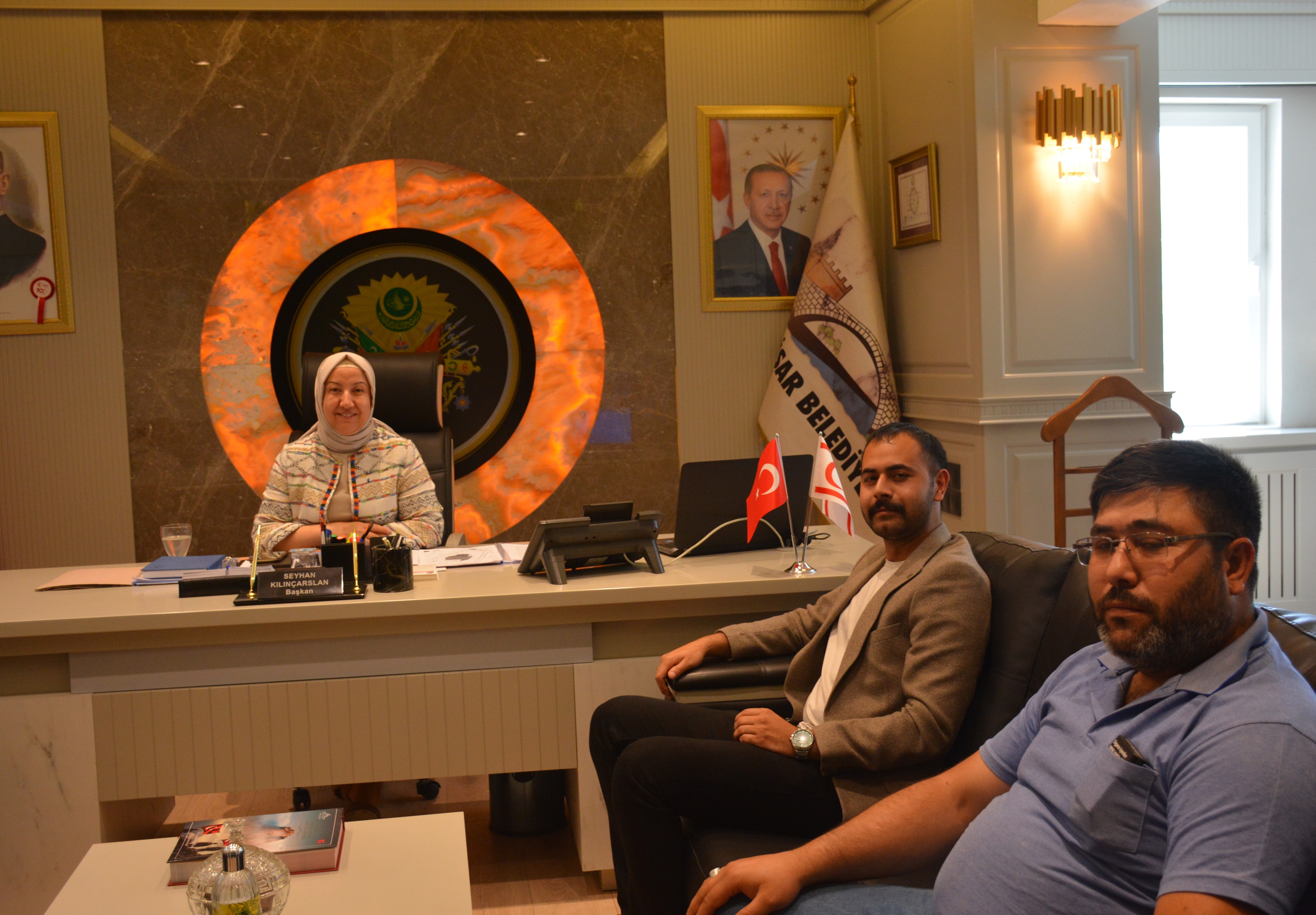 MHP İscehisar İlçe Başkanı Avni Azgın  Başkan Kılıçarslan’ı Ziyaret Etti