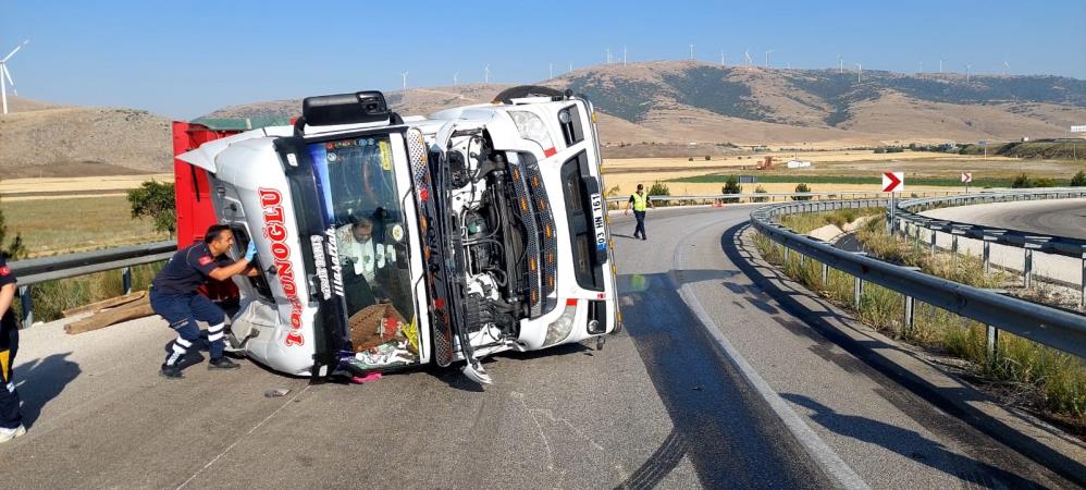 Afyon’da Korkutan Kaza: 1 Yaralı