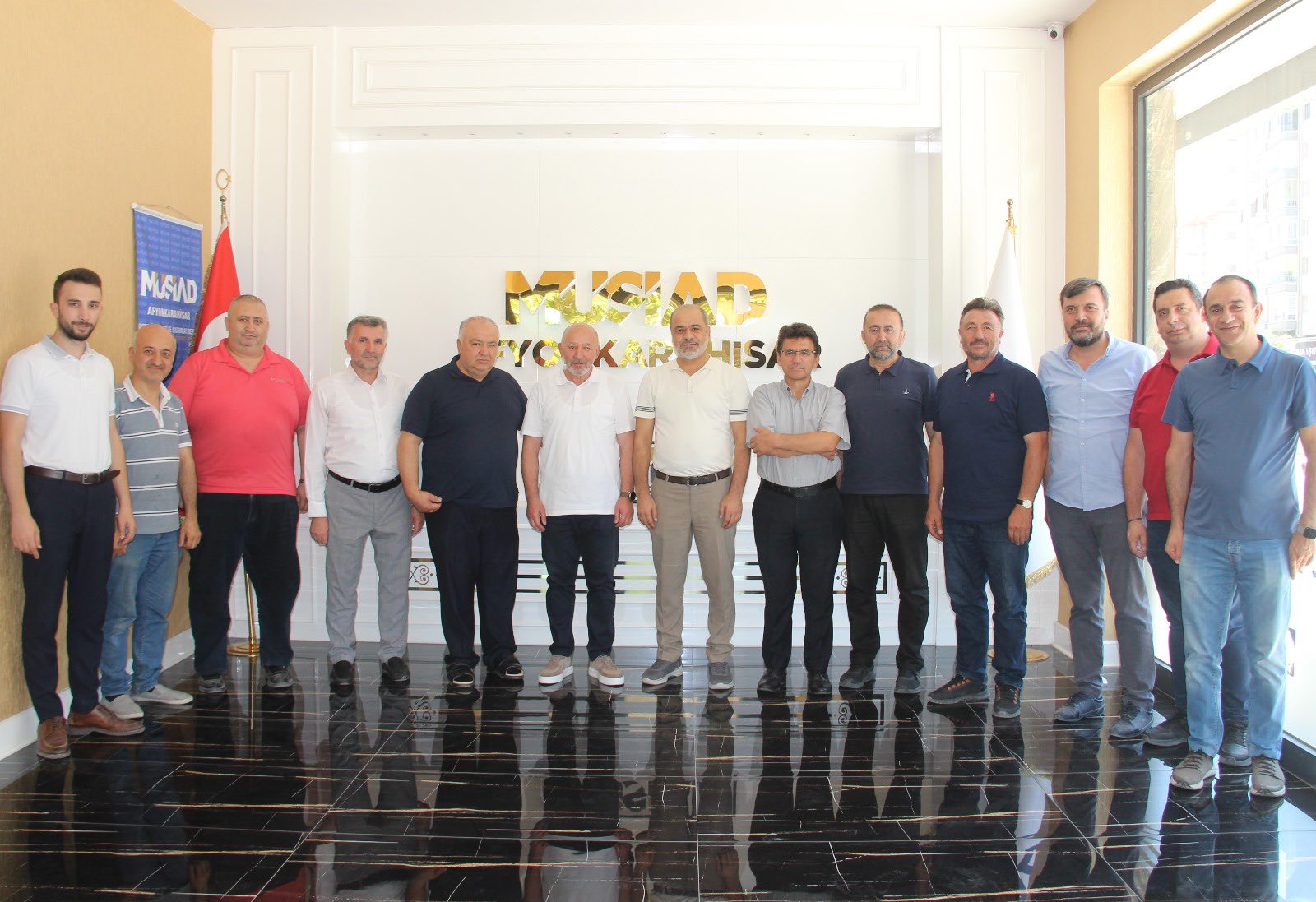 Başkan İşlek ve Ekibi İGM Başkanı Siper'i Misafir Etti