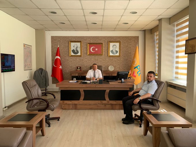PTT Başmüdürü Örsdemir’in Misafiri İl Koordinatörü Özdemir Oldu