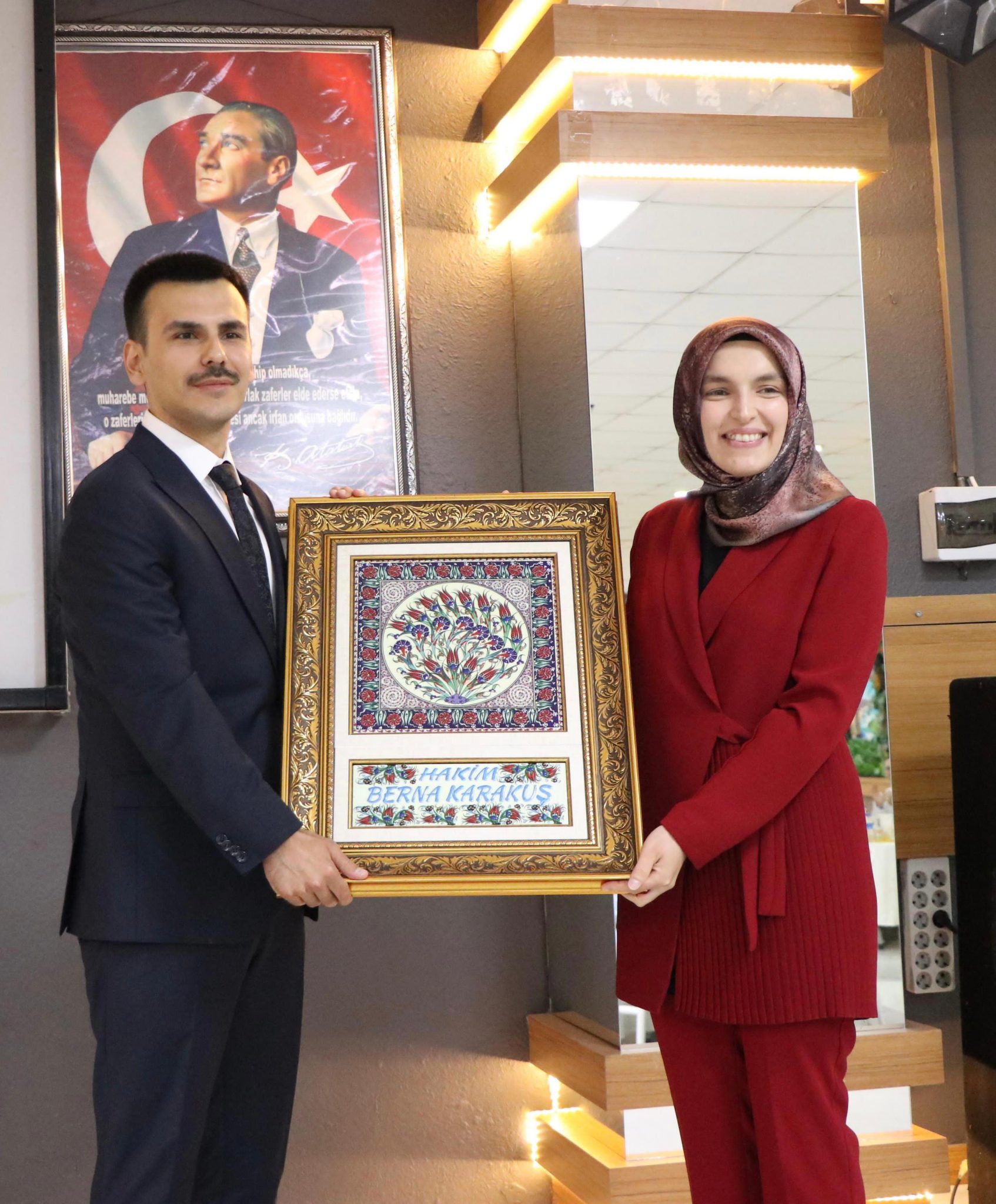 Dinar’da, Tayini Çıkan Hâkim ve Savcılara Veda Yemeği Düzenlendi