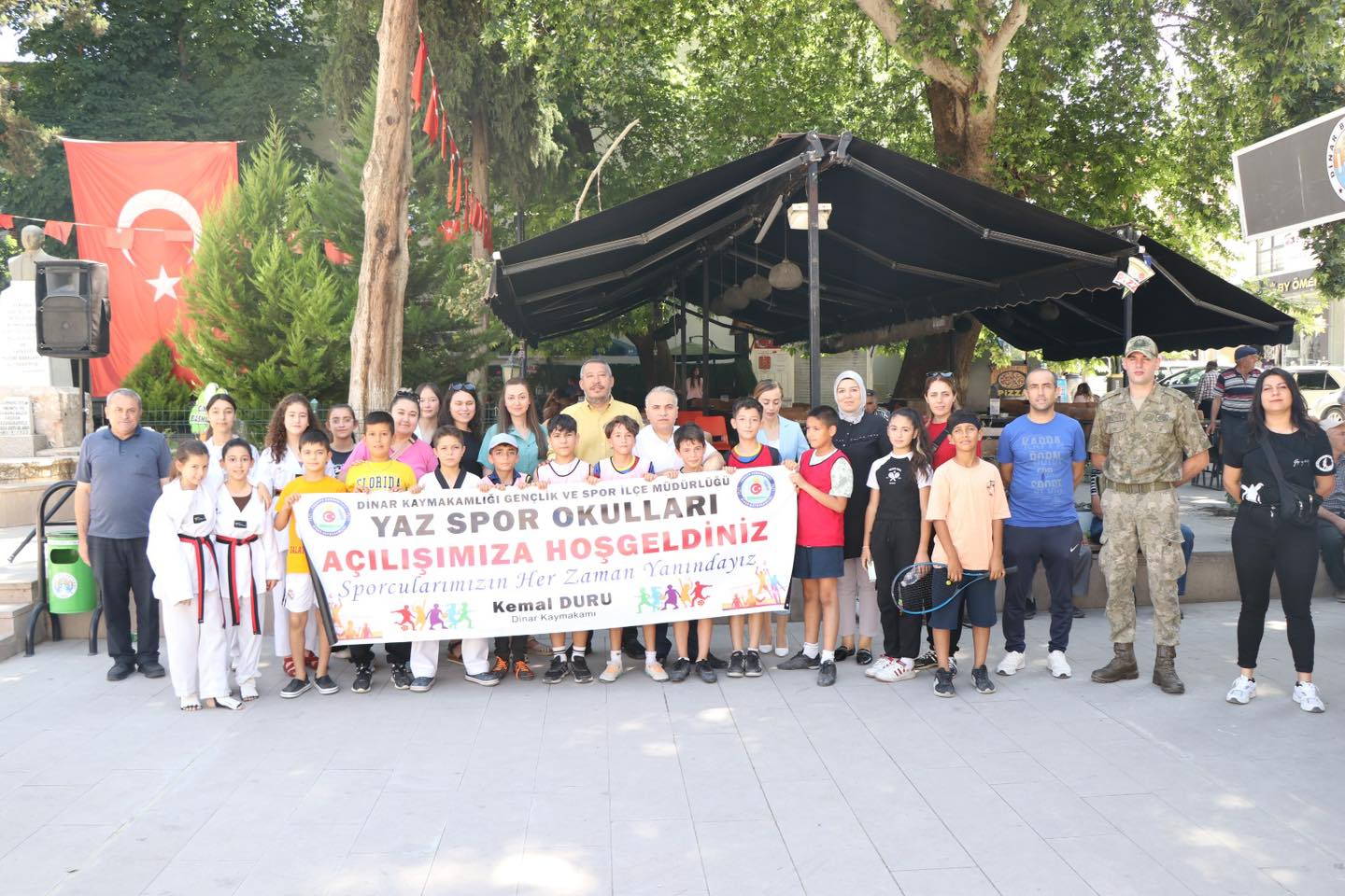 Başkan Topçu  Yaz Spor Okulu Açılış Törenine Katıldı