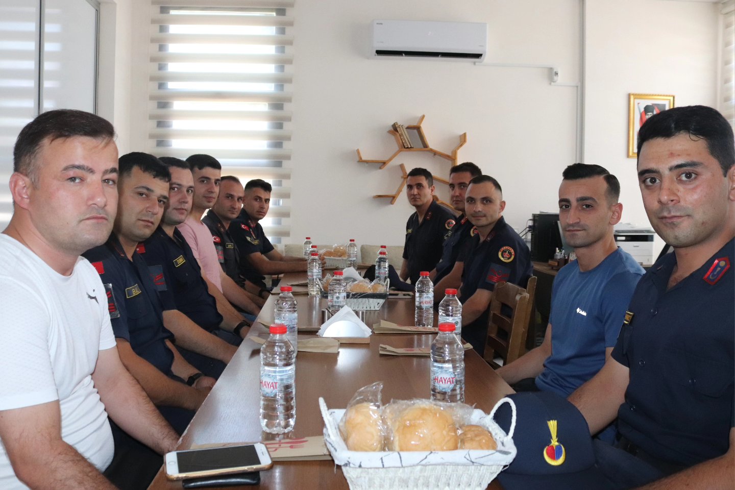Kaymakam Özkır Görev Süresi Dolan Jandarma Personeliyle Bir Araya Geldi