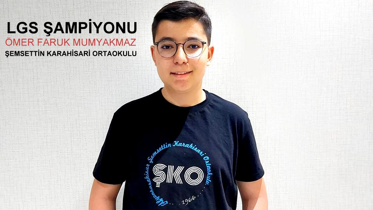 500 TAM PUANLA TÜRKİYE ŞAMPİYONU ŞEMSETTİN'DEN ÇIKTI