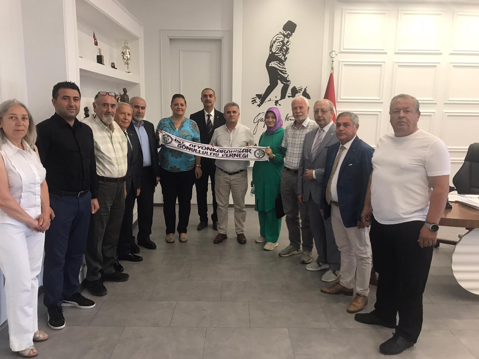 ŞEHİRDEKİ SİVİL TOPLUM ÖRGÜTÜ TEMSİLCİLERİ İLE BİR ARAYA GELDİ