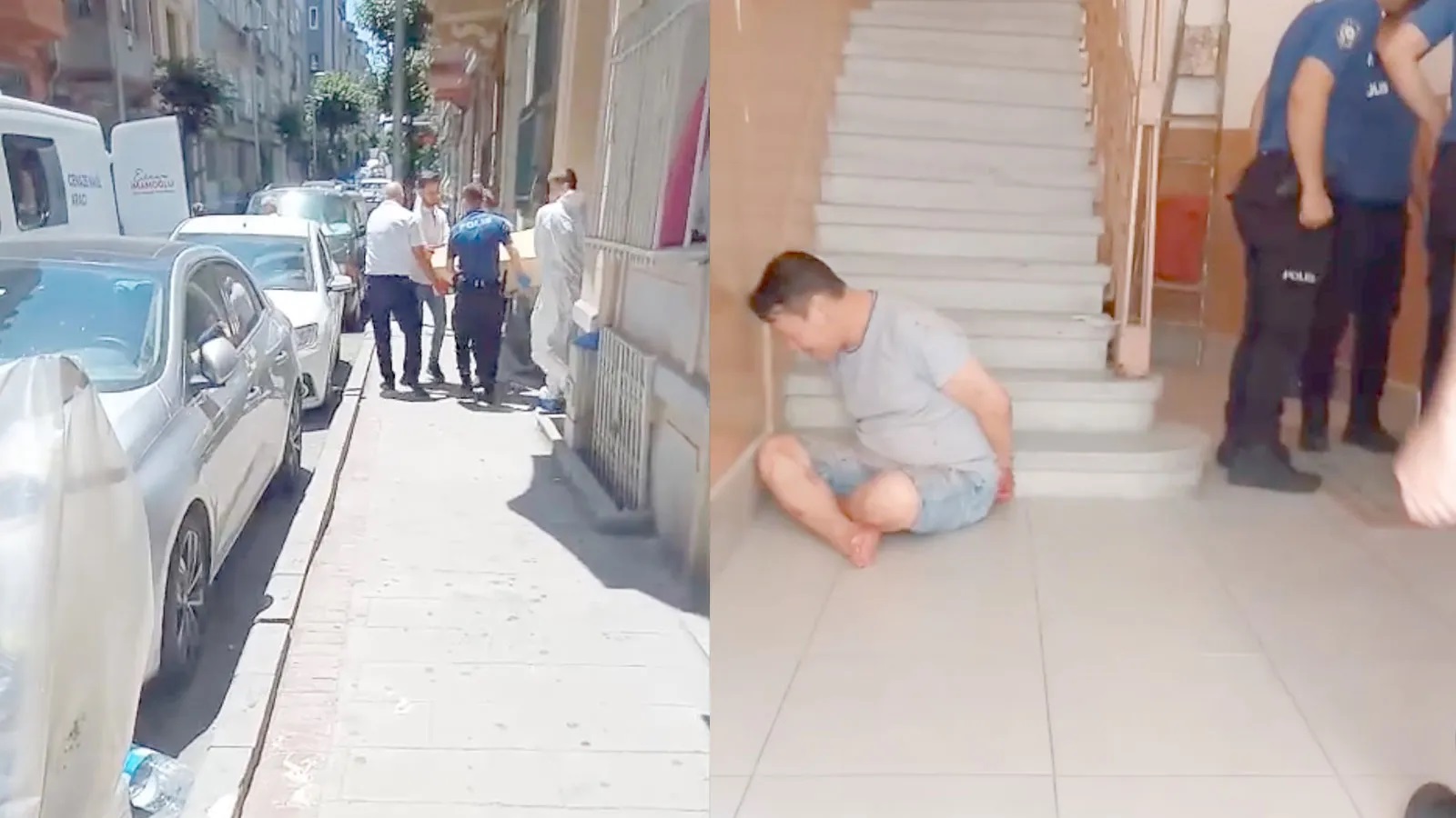 Eşine Saldıran Adamı Bıçaklayarak Öldürdü Polis Kelepçe Takarken Kahkaha Attı
