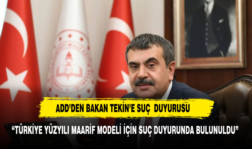 Atatürkçü Düşünce Derneği, 340 şubesi ile Yusuf Tekin hakkında suç duyurusunda bulundu
