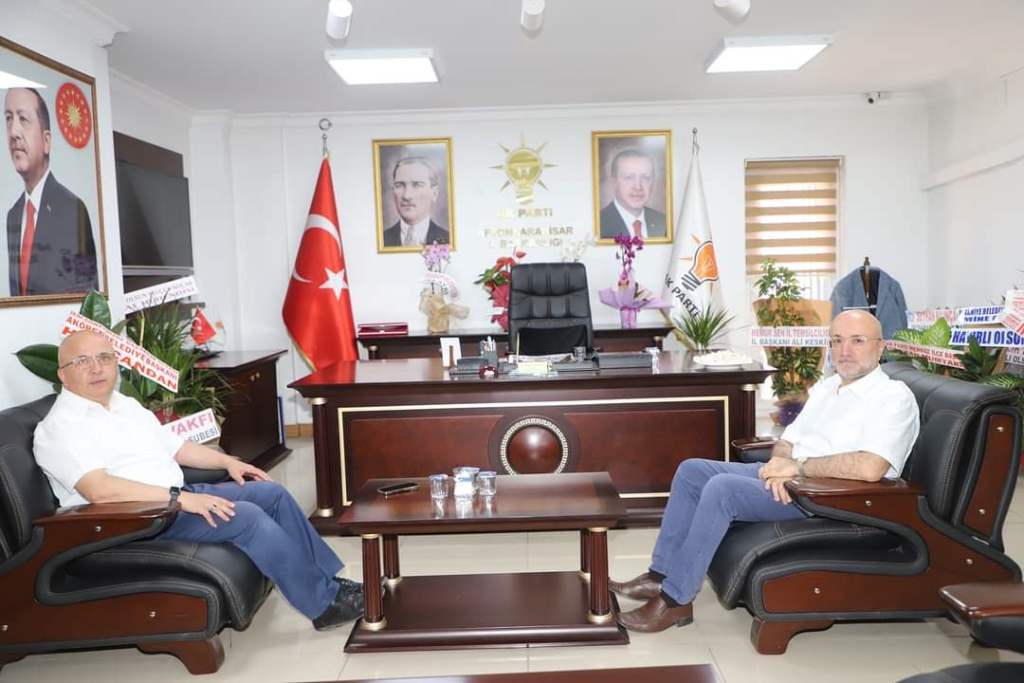 ÇOBAN'DAN ŞAHİN'E HAYIRLI OLSUN ZİYARETİ