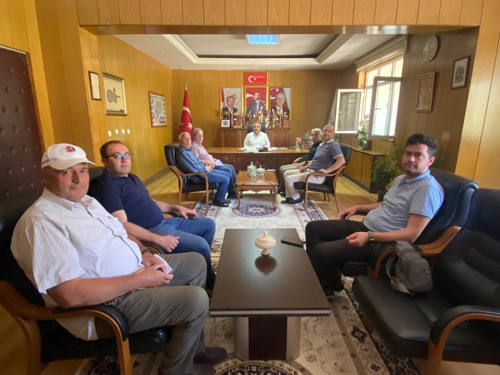 Başkan Özen’in Misafirleri DSİ Bölge Müdürü Erkan ve Ekibi Oldu