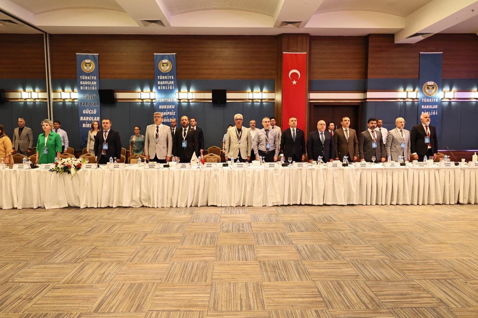Şahin, 55. Baro Başkanları Toplantısına Katıldı