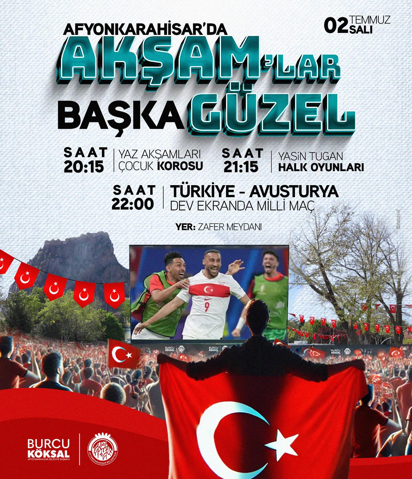Afyonkarahisar'da Milli Heyecan!