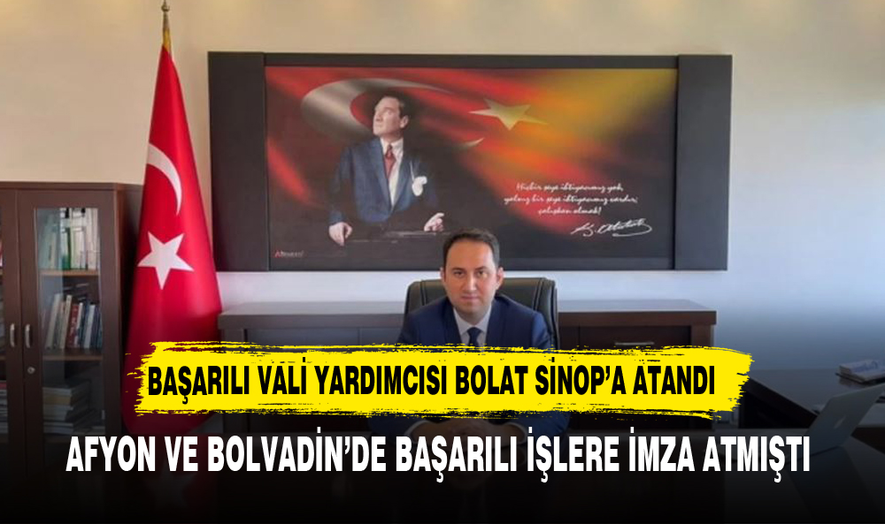 KAYMAKAM BOLAT   AFYON VE BOLVADİN'DE BAŞARILI PROJELERE İMZA ATMIŞTI