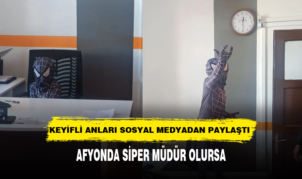 MÜDÜR TANYERİDEN GÜLÜMSETEN PAYLAŞIM