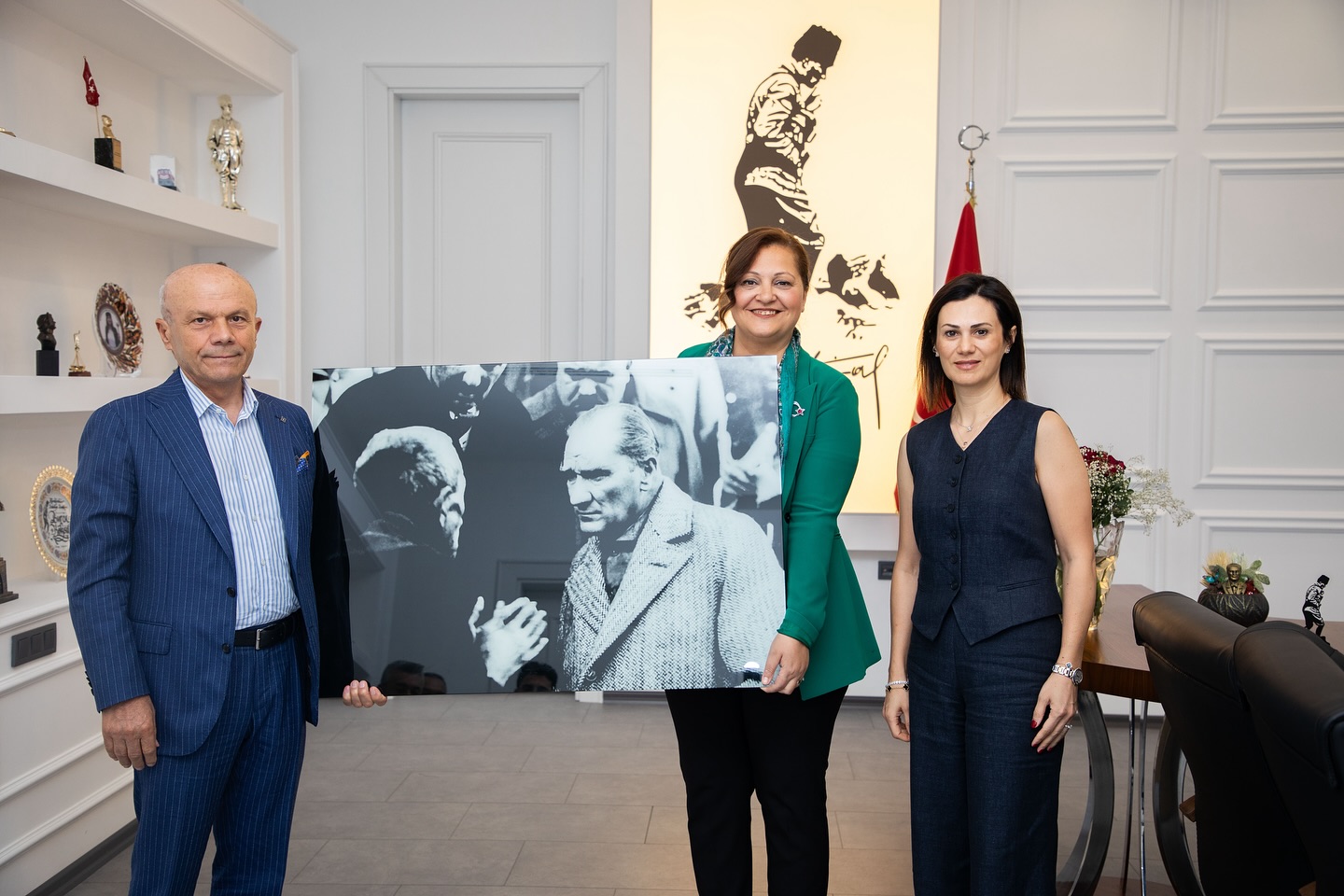 DEMOTO YÖNETİM KURULU BAŞKANI DEMİREL'DEN BAŞKAN KÖKSAL'A ZİYARET