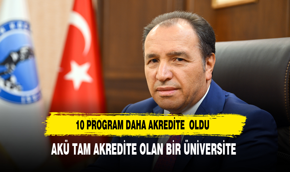 AKÜ’de Biyomedikal Mühendisliği Programı Akredite Oldu