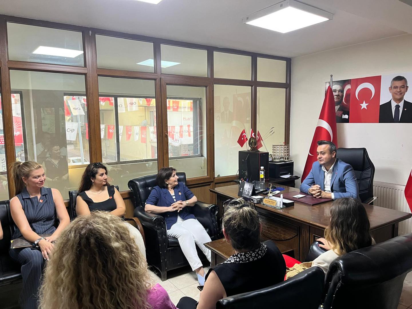 CHP  Afyonkarahisar Kadın Kolları İl Başkanı Makbule Abay'dan Ziyaret