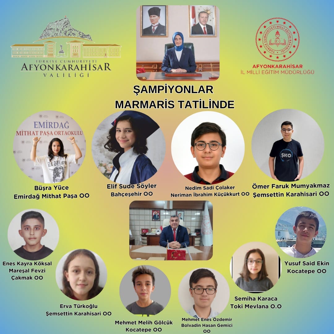 VALİ YİĞİTBAŞI SÖZUNÜ TUTTU ŞAMPİYONLAR MARMARİS TATİLİNDE