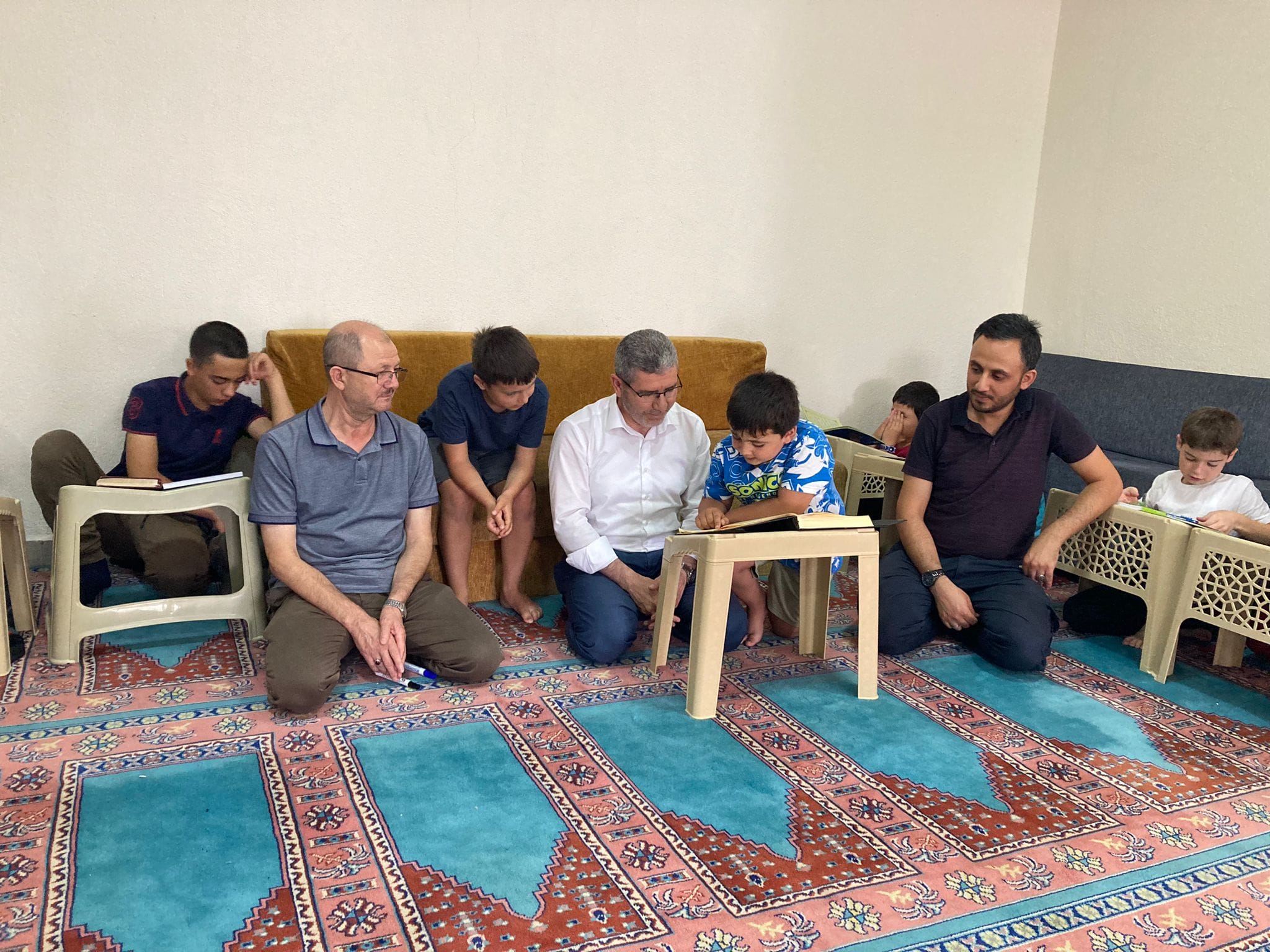 İl Müftü Vekili Harun Yılmaz, Yaz Kur'an Kursları Öğrencilerini Ziyaret Etti
