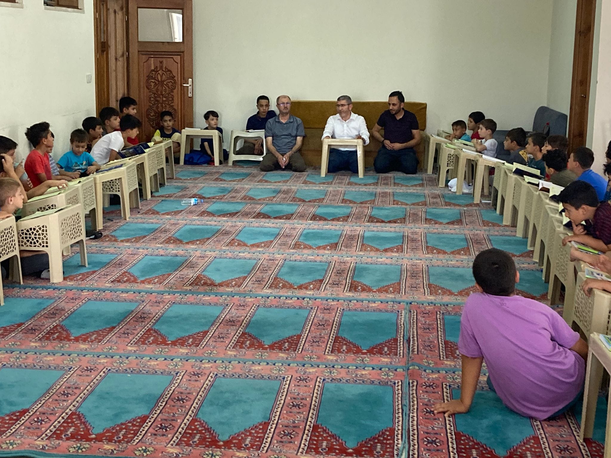 İl Müftü Vekili Harun Yılmaz, Yaz Kur'an Kursları Öğrencilerini Ziyaret Etti