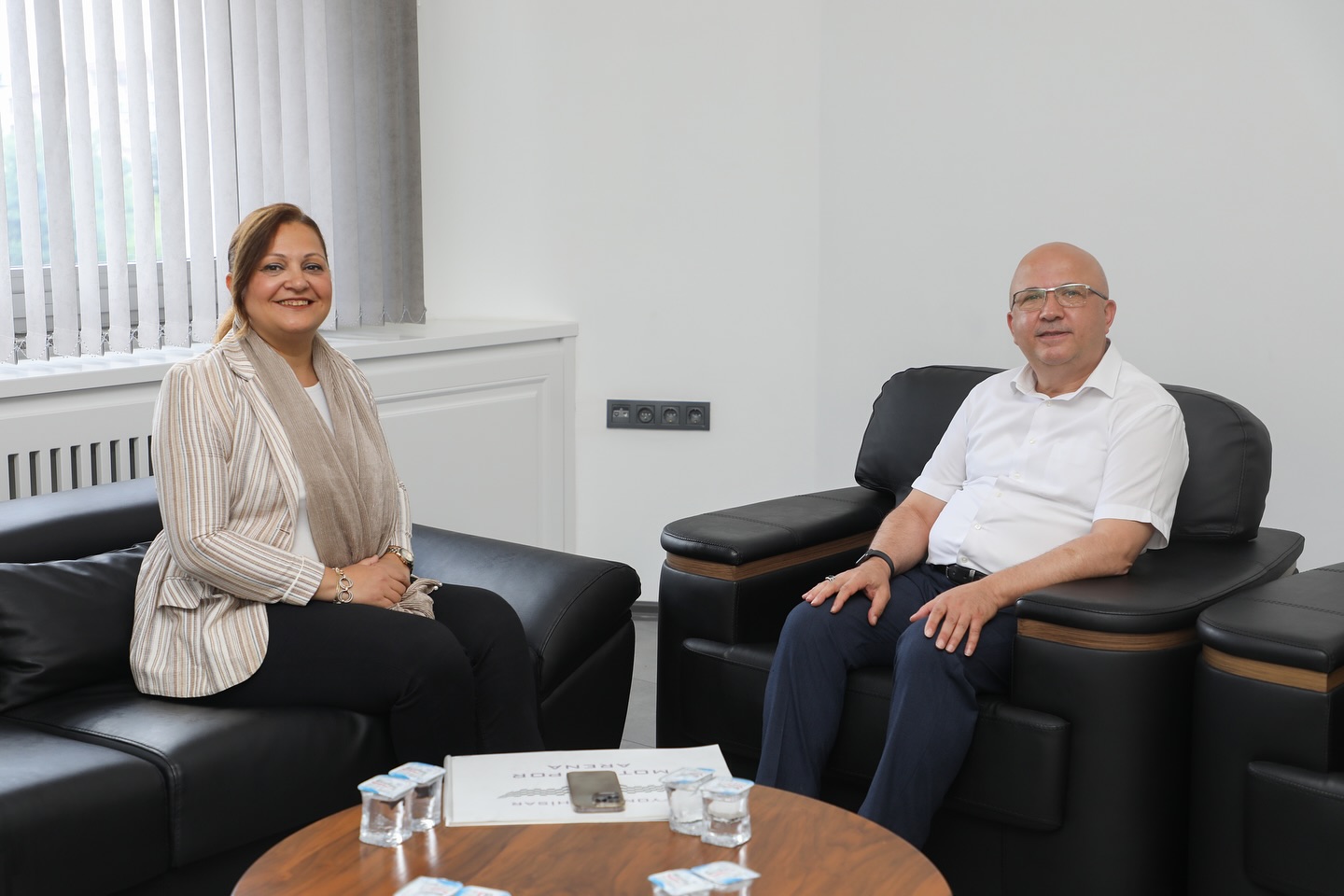 Eski Belediye Başkanı Çoban’dan, Yeni Belediye Başkanı Köksal’a Ziyaret