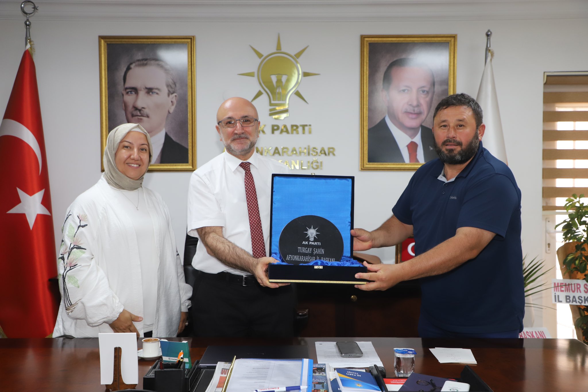 Başkan Kılınçarslan ve İlçe Başkanı Balaban’dan İl Başkanı Şahine Ziyaret