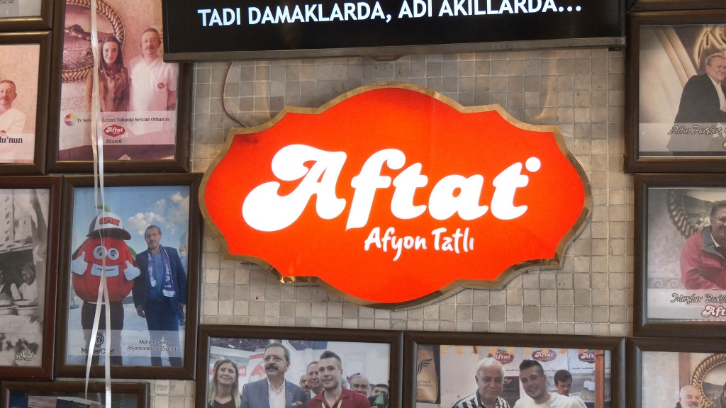 AFYON'UN TATLI MARKASI 'AFTAT' LEZZETİYLE BÜYÜLÜYOR