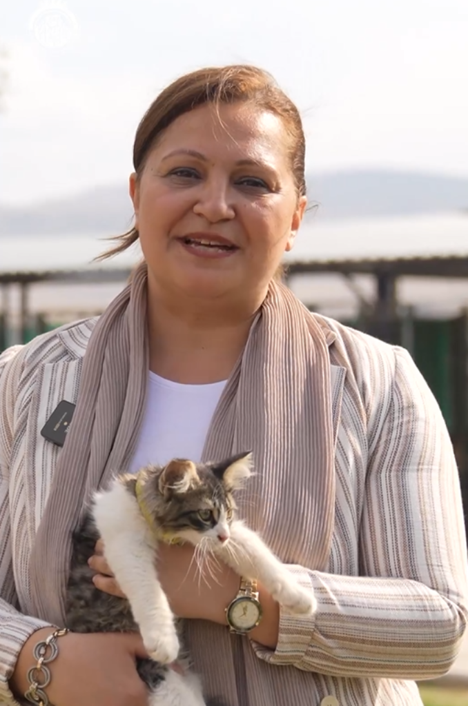 BAŞKAN KÖKSAL BARINAKTAN KEDİ SAHİPLENDİ!