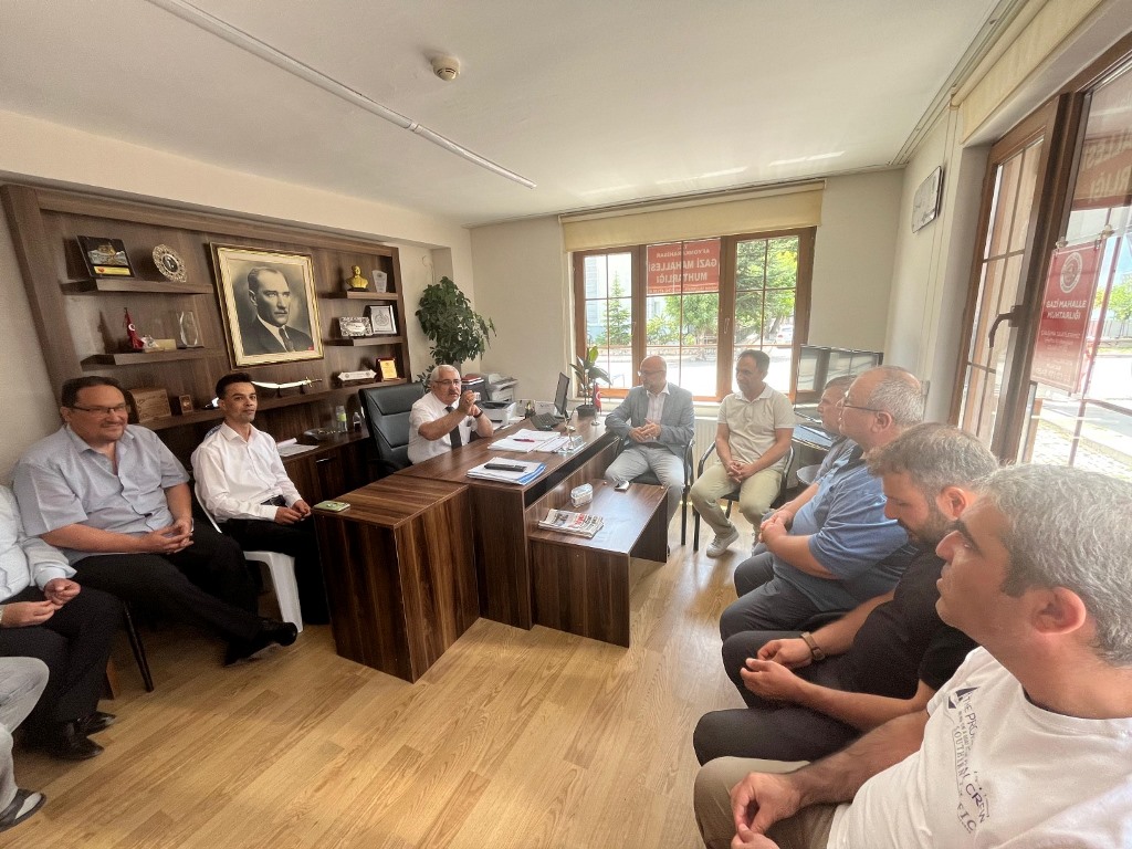 BAŞKAN ŞAHİN GÖREVE HIZLI BAŞLADI