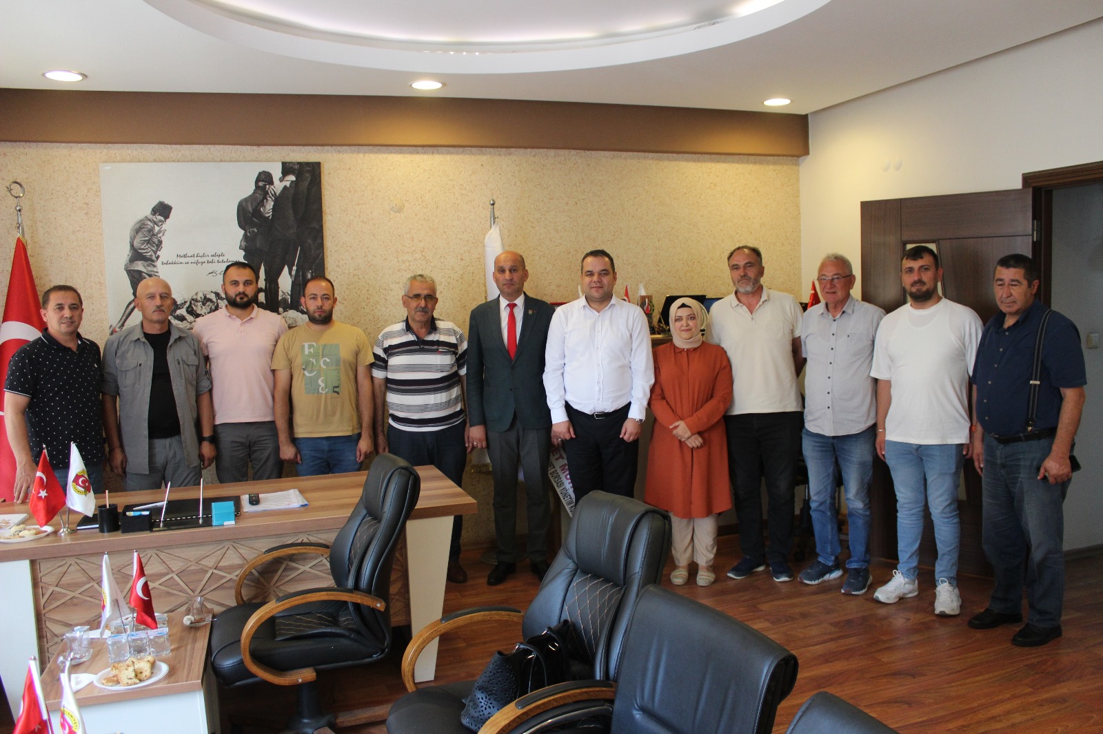 KUMARTAŞLI, ÖNDER ARTUK'A HAYIRLI OLSUN DİLEKLERİNDE BULUNDU