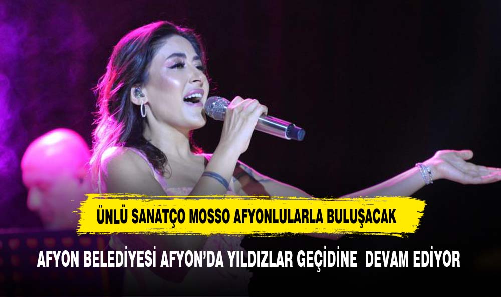 BÜYÜK TAARUZ HAFTASINDA ÜNLÜ SANATÇI AFYONLULARLA BULUŞACAK